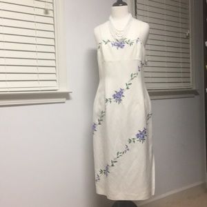 Donna Morgan Embroidered Dress